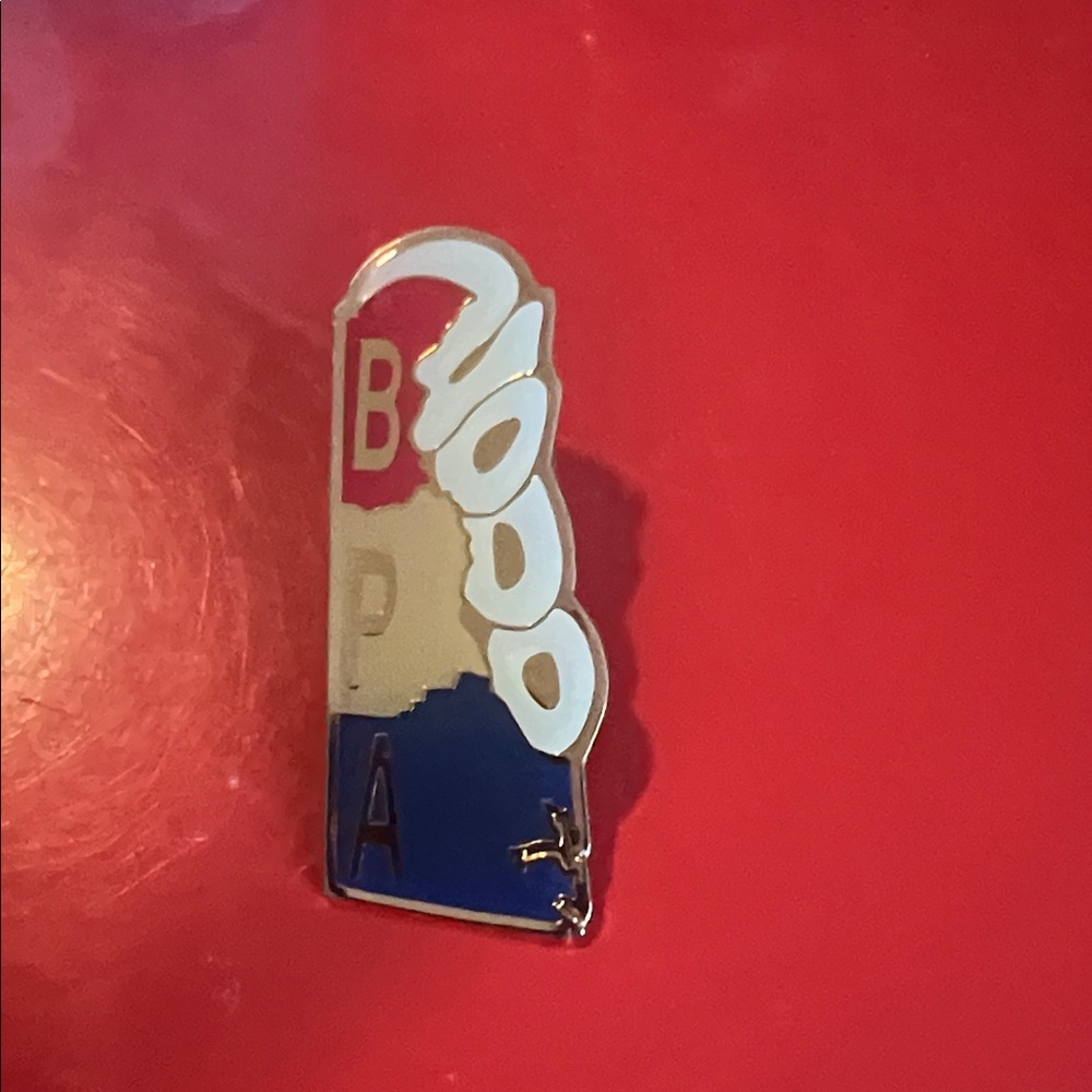 Red, White, and Blue BPA 2000 Pin
